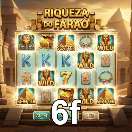 Slots de 'Riqueza do Faraó' disponíveis no 6f.
