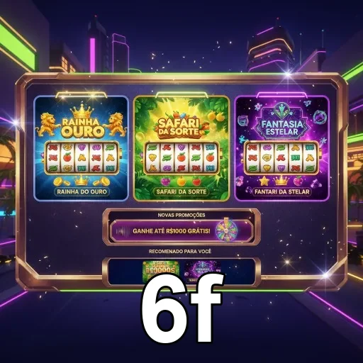 6f oferece acesso a jogos VIP em aplicativo móvel.